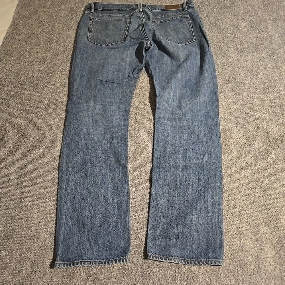 J Crew Denim Jeans Mens 33x30 Blue The Driggs Straight 5 Pocket Casual